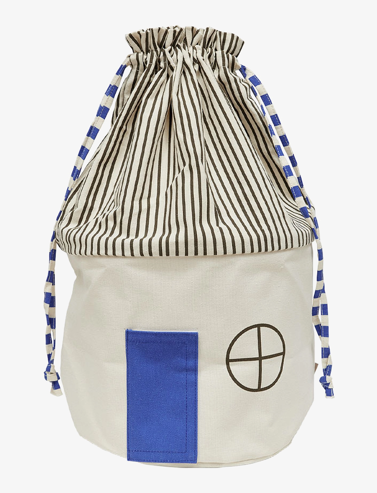 OYOY MINI Koya Storage Basket - Large - App deal - OPTIC BLUE / multi