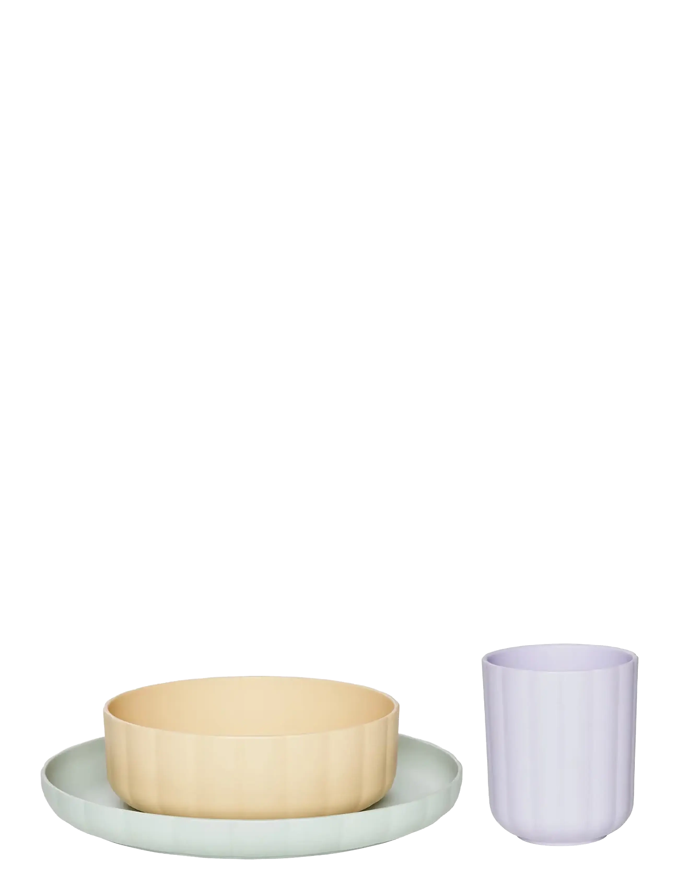 OYOY MINI Pullo Tableware Set Lila - Ø20X8CM - Kinder