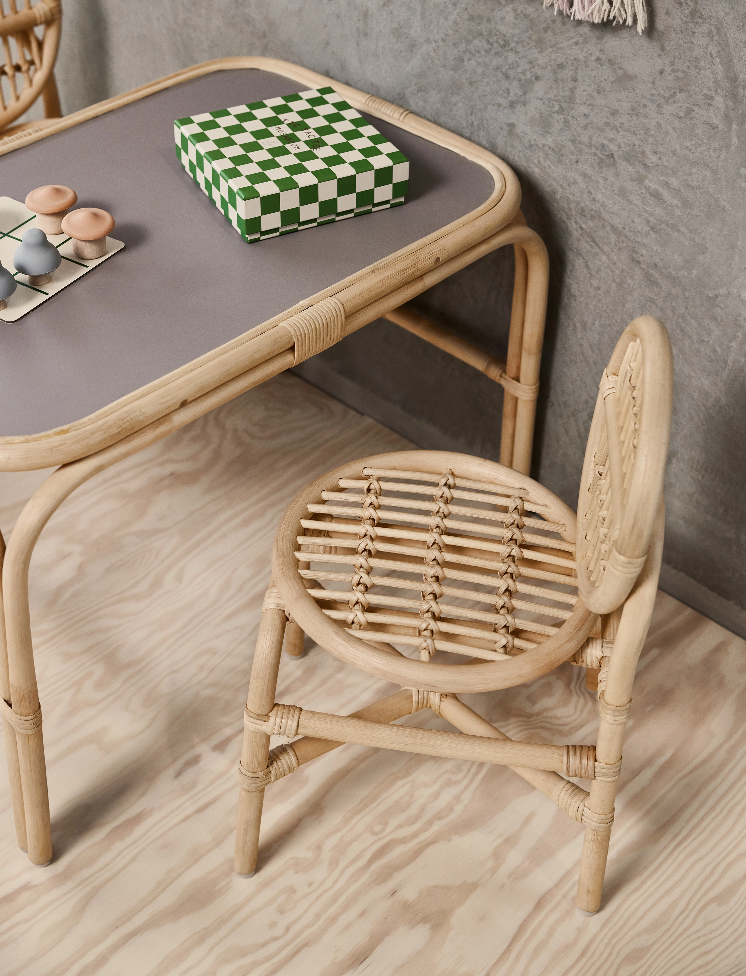 OYOY MINI Nana Mini Table, 47X70X48 cm, Beige, Møbler > Borde, Børn