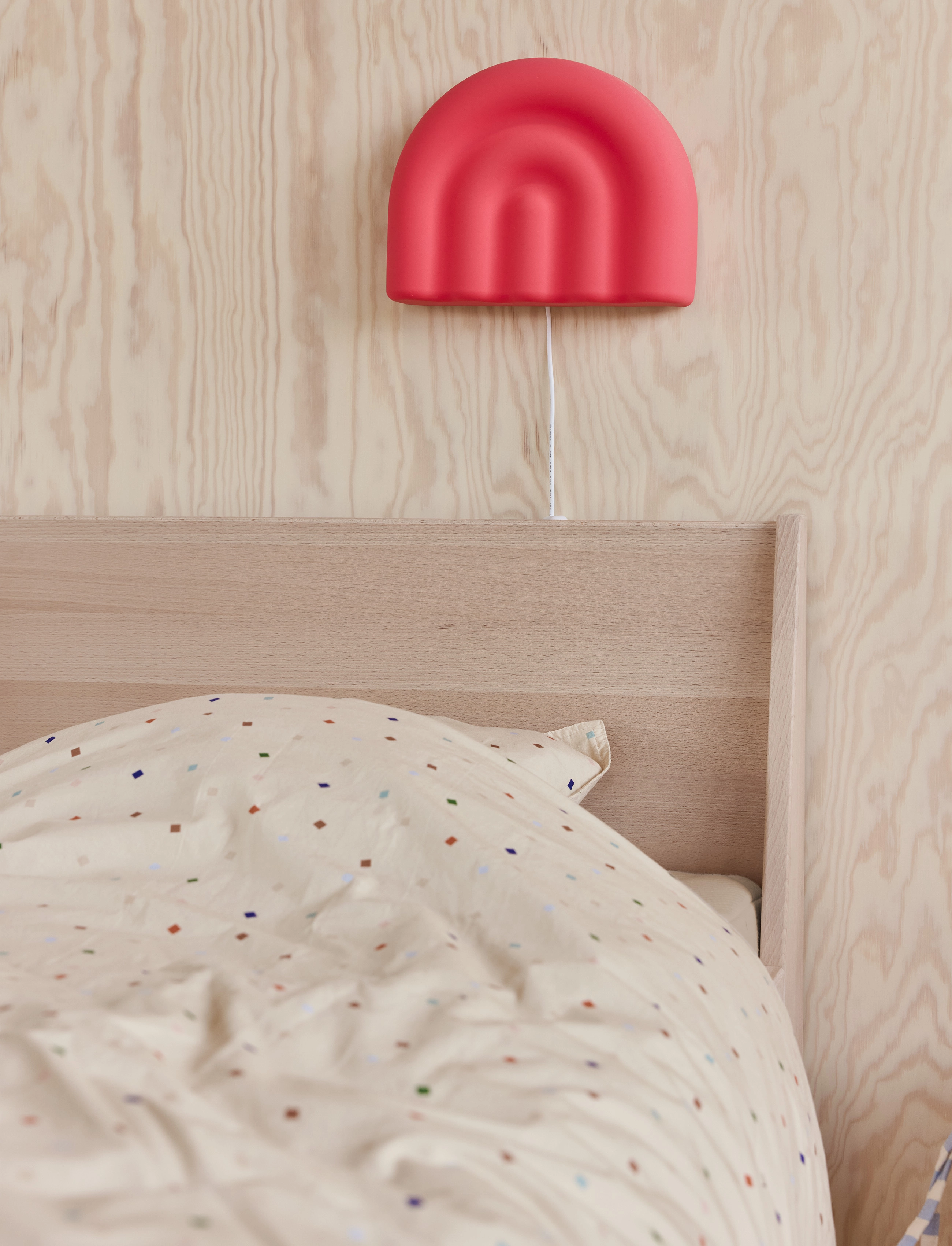 OYOY MINI Konfetti Bedding Baby, 100X70 cm;40X45 cm, Sleep Time, Creme - Bed Sets, Kinder