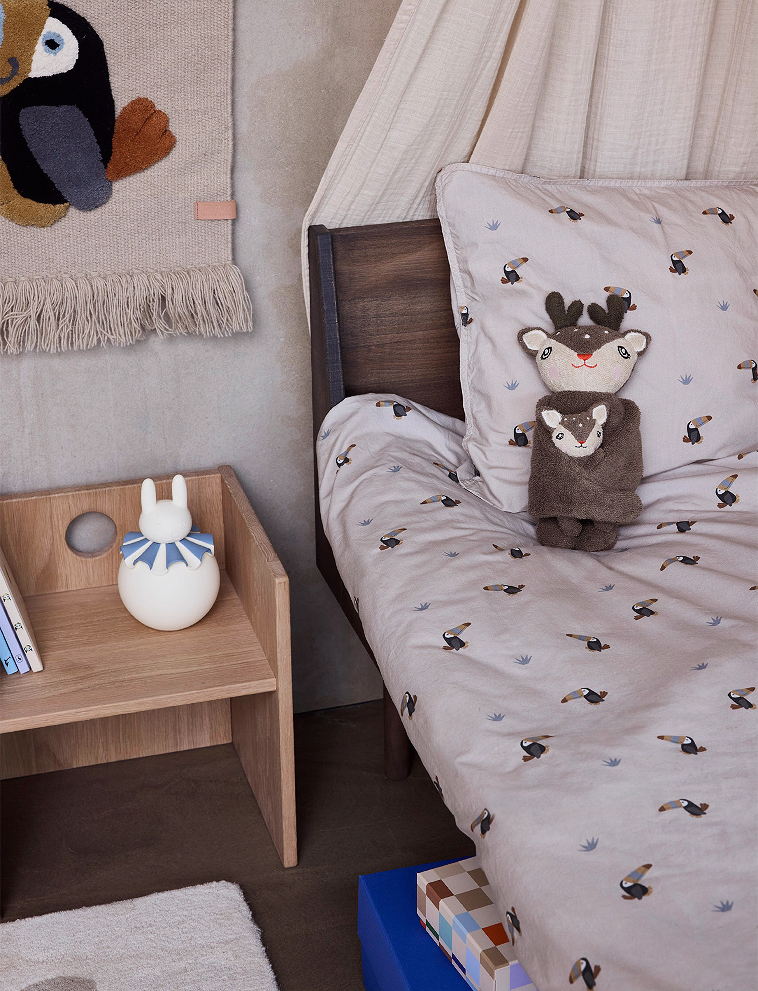 OYOY MINI - Toucan Bedding - Junior - sengesæt - clay - 2