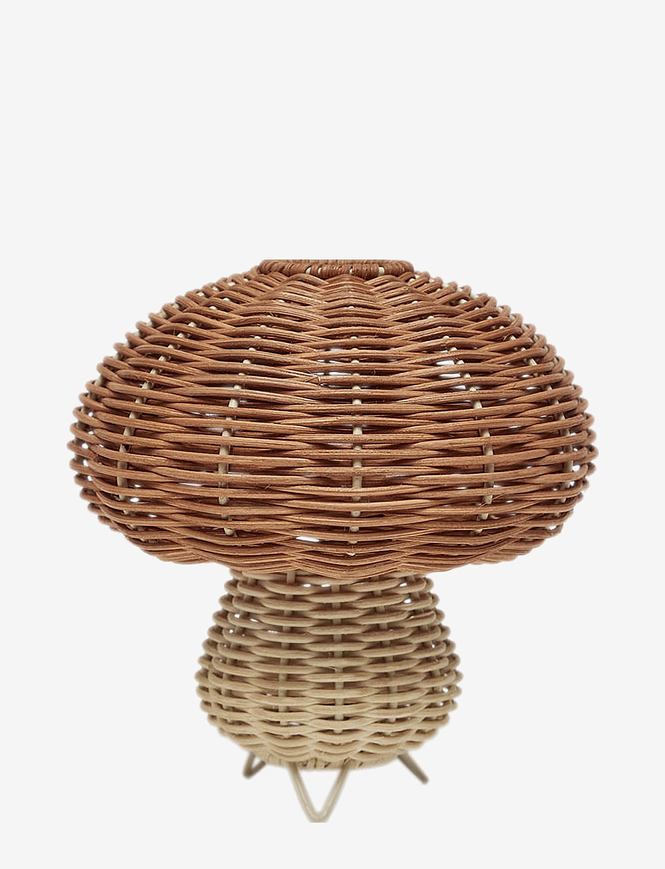 OYOY MINI - Mushroom Rattan Night Light - night lamps - nature - 1