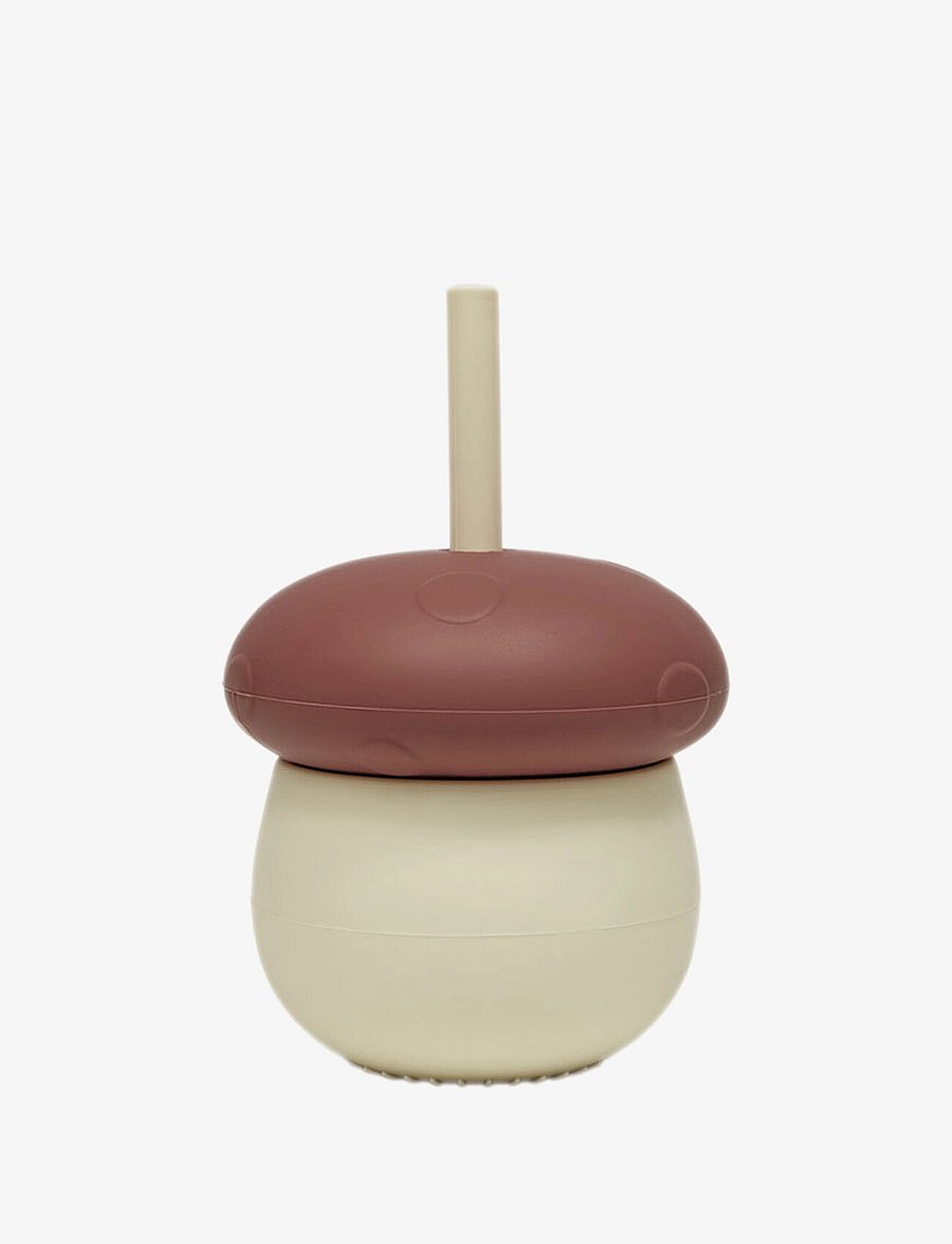 OYOY MINI - Mushroom Cup - tassen & becher - offwhite / red - 1