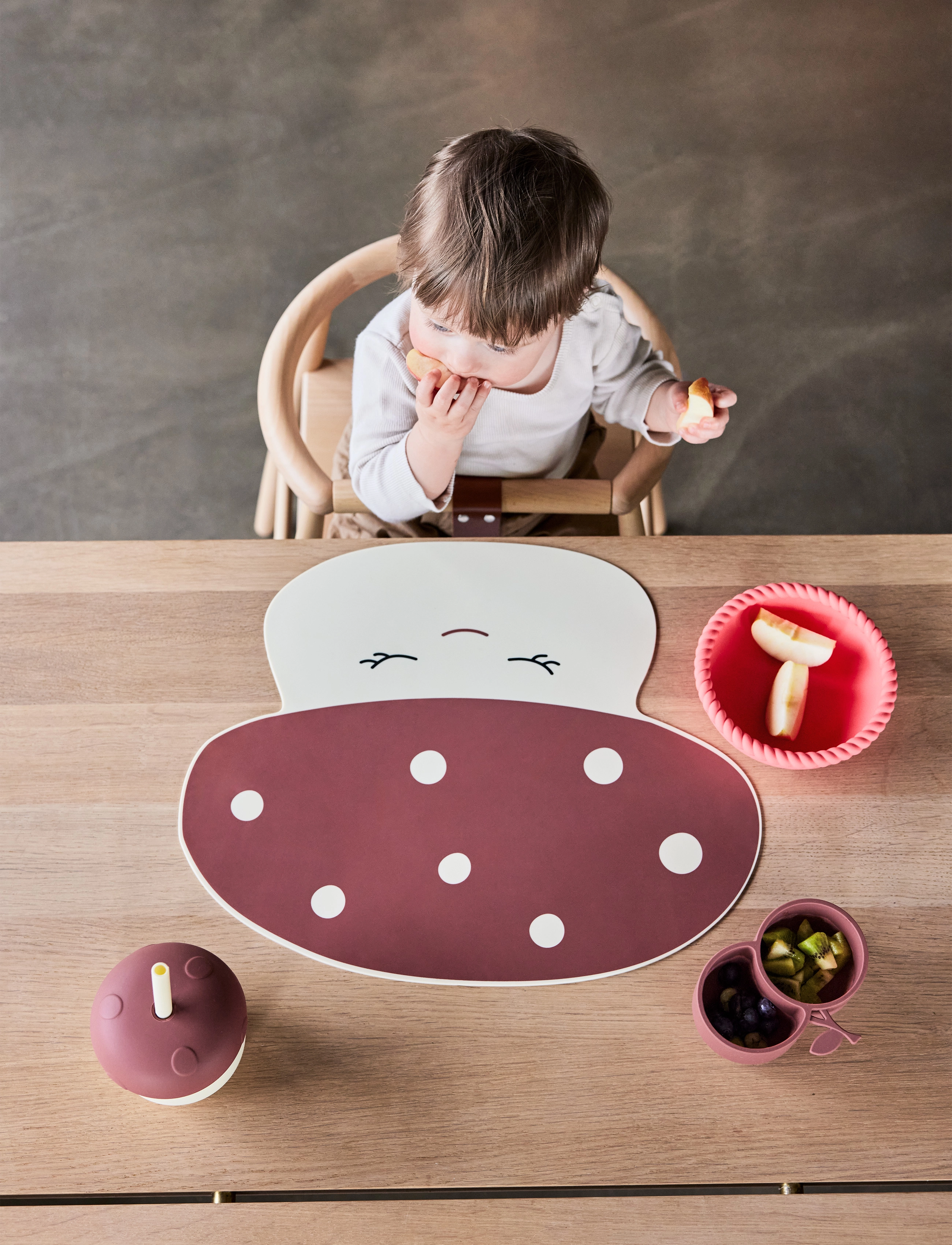 OYOY MINI Mushroom Cup, 22 CL, Cups & Mugs, Rot - Cups, Kinder