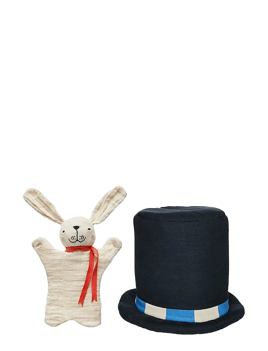 OYOY MINI - Magic Hat & Rabbit - pehmed mänguasjad - black / white - 1