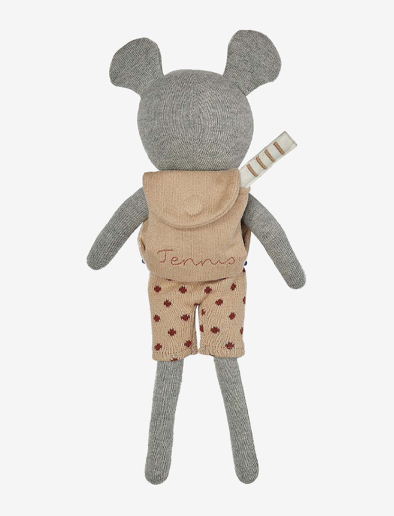 OYOY MINI - Nuni Mouse Tennis Doll - pehmed loomad - light grey - 2