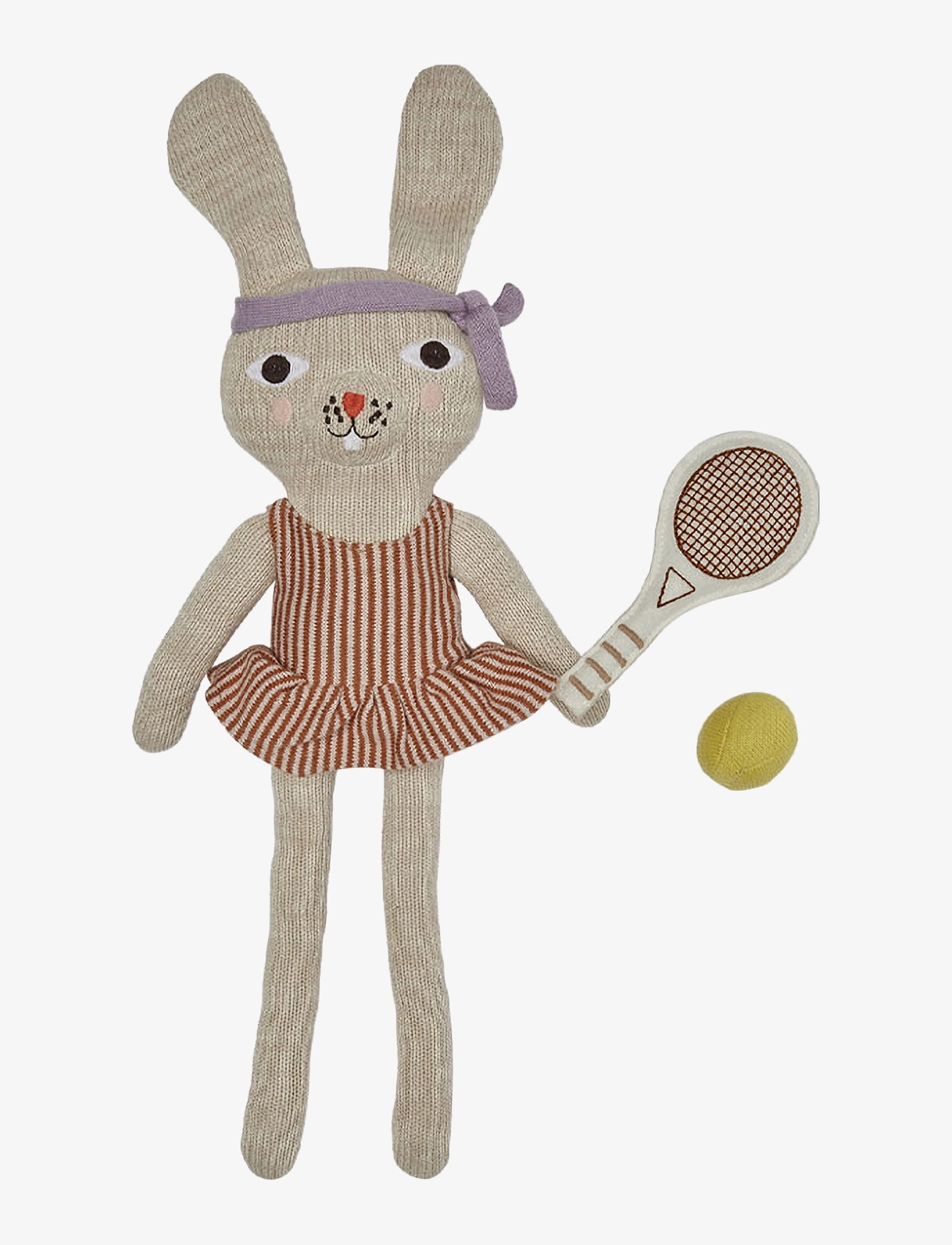 OYOY MINI Miew Rabbit Tennis Doll Patterned - 40.9X16.6X5.6CM - Kinder