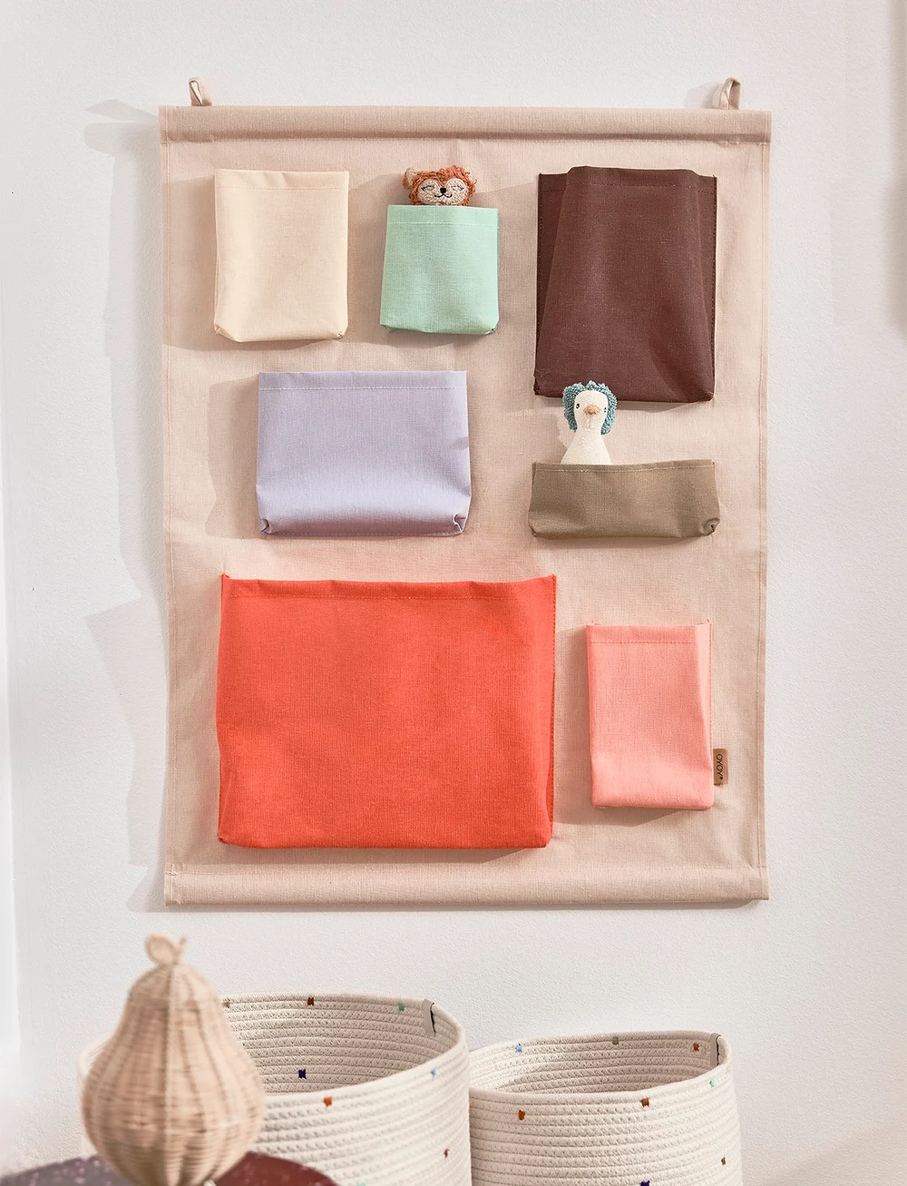 OYOY MINI - Saga Wall Storage 1 - seinakaunistused - multi - 3