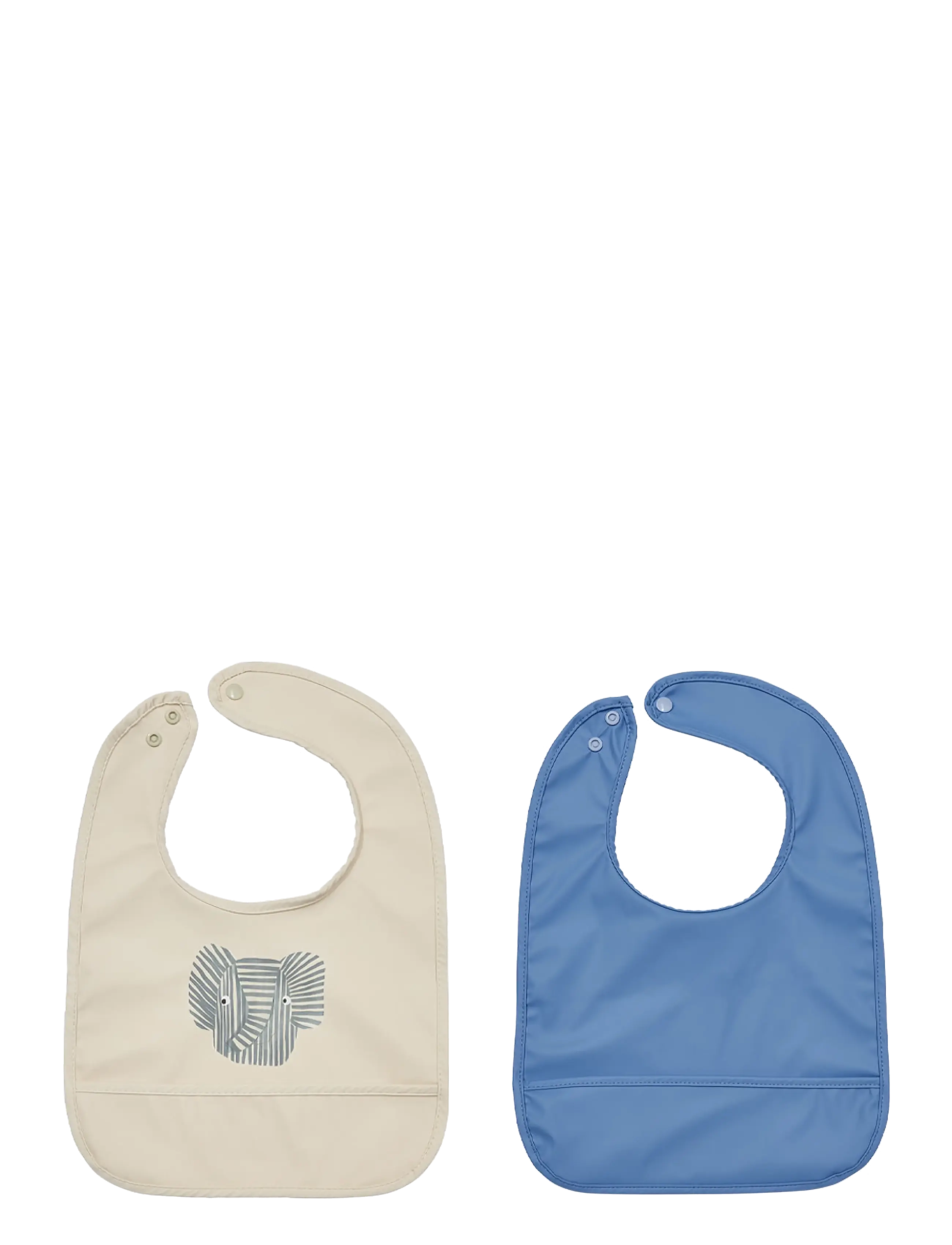 OYOY MINI Erik Elephant Bib - Pack Of 2 Blau - One Size - Kinder
