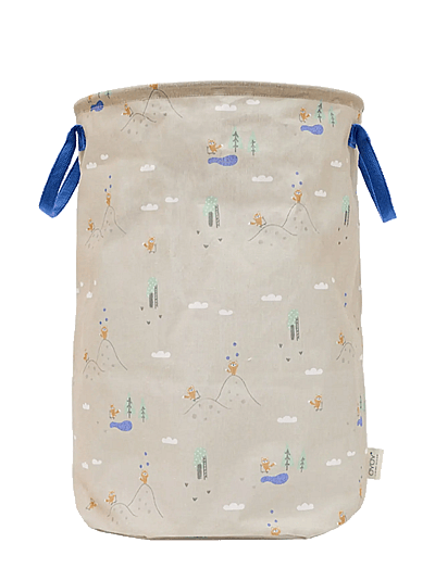 OYOY MINI Foxy Laundry/Storage Basket – Large - OYOY MINI - BEIGE / beige