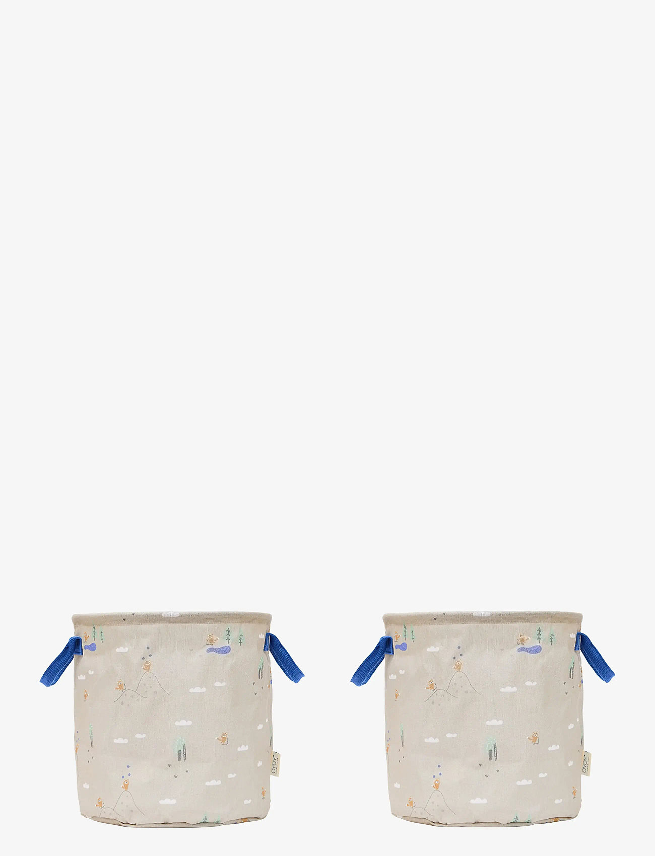 OYOY MINI - Foxy Storage Basket Medium - Set of 2 - opbevaringskurve - beige - 1