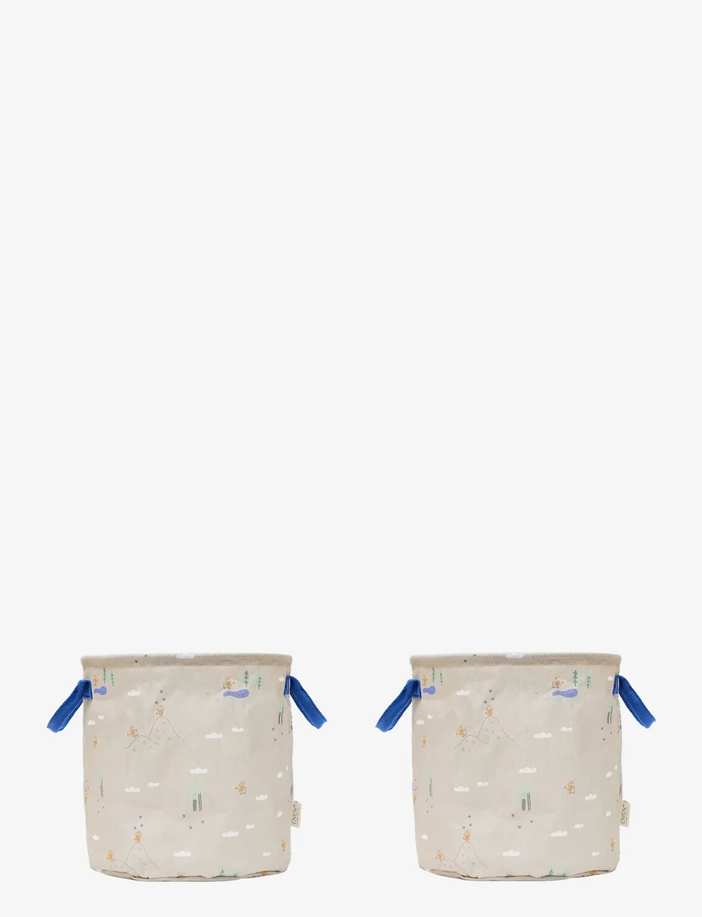 OYOY MINI - Foxy Storage Basket Medium - Set of 2 - hoiukorvid - beige - 1