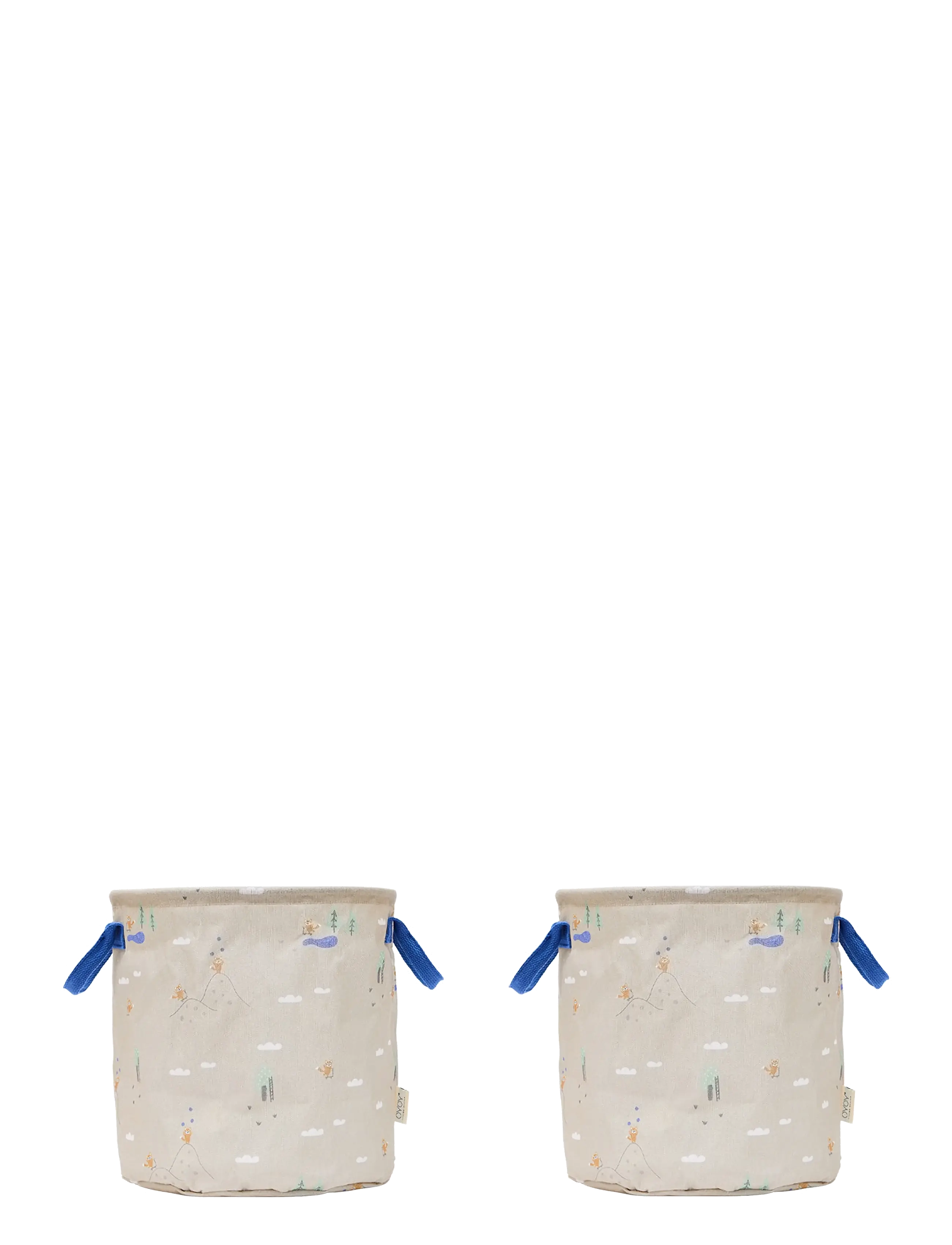 OYOY MINI Foxy Storage Basket Medium - Set of 2 - 4 for 3 - BEIGE / beige