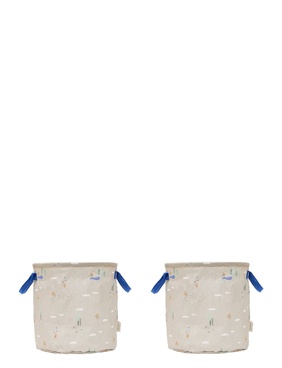 OYOY MINI - Foxy Storage Basket Medium - Set of 2 - opbergmanden - beige - 1
