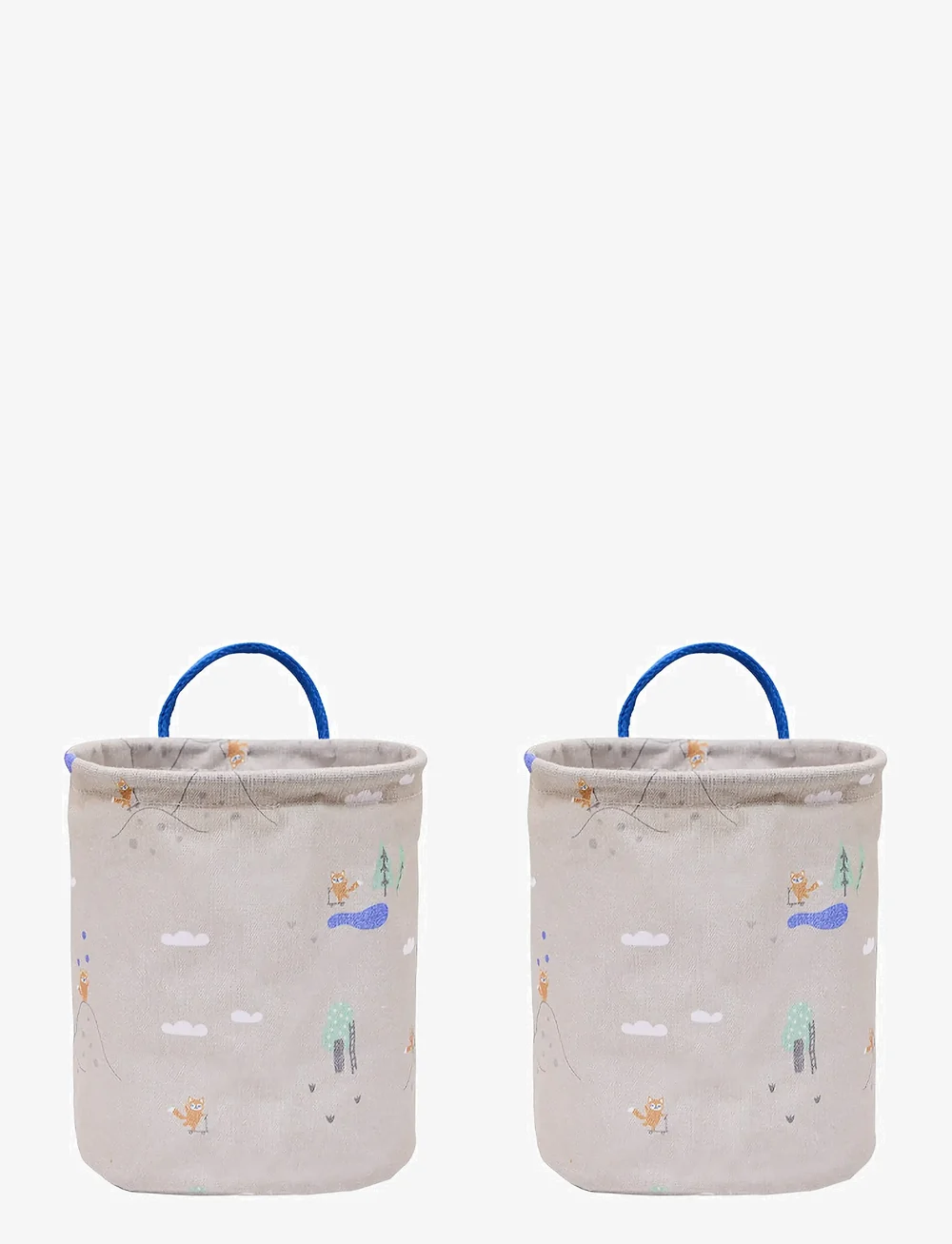 OYOY MINI - Foxy Storage Basket Small - Set of 2 - opbevaringskurve - beige - 1