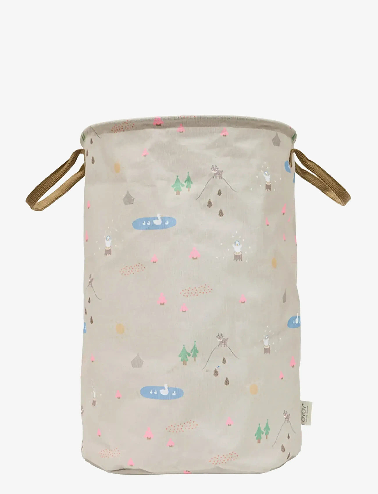 OYOY MINI - Deer & Duck Laundry/Storage Basket – Large - opbevaringskurve - beige - 0