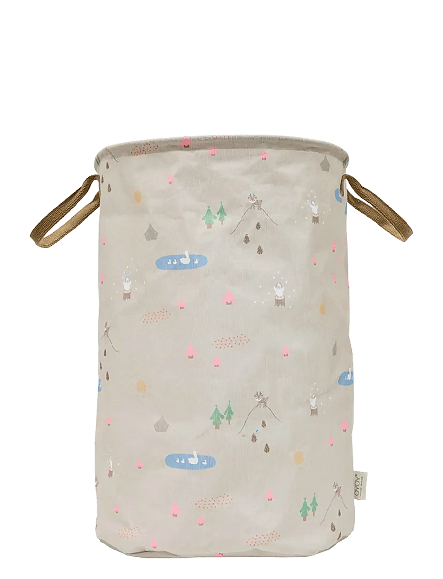 OYOY MINI - Deer & Duck Laundry/Storage Basket – Large - opbevaringskurve - beige - 0