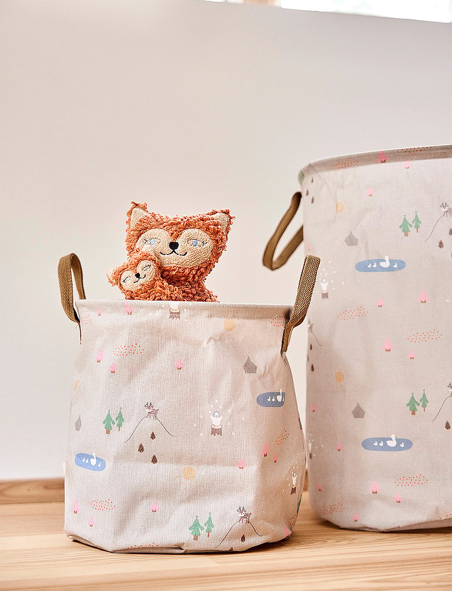 OYOY MINI - Deer & Duck Storage Basket Medium - Set of 2 - paniers de rangement - beige - 1