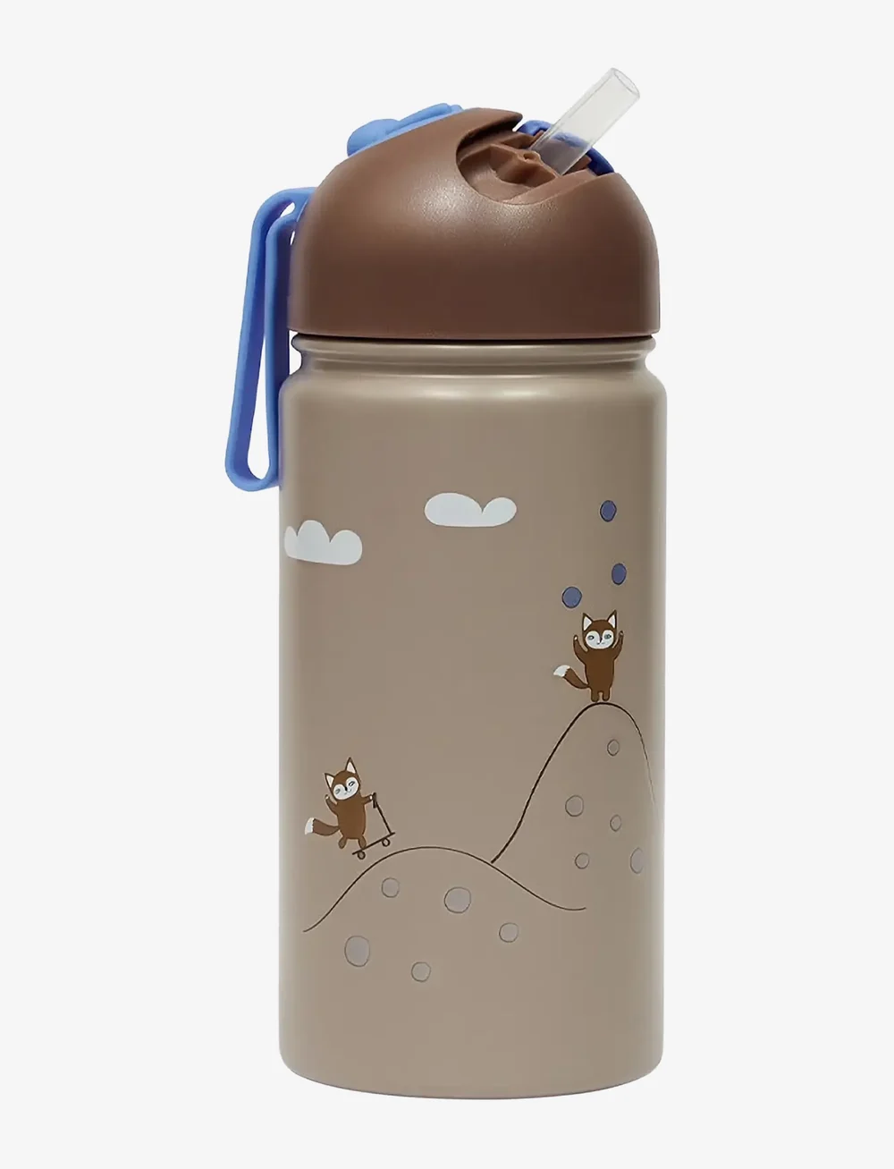 OYOY MINI - Friends in the Forest Bottle  360ml - veepudelid - blue - 1