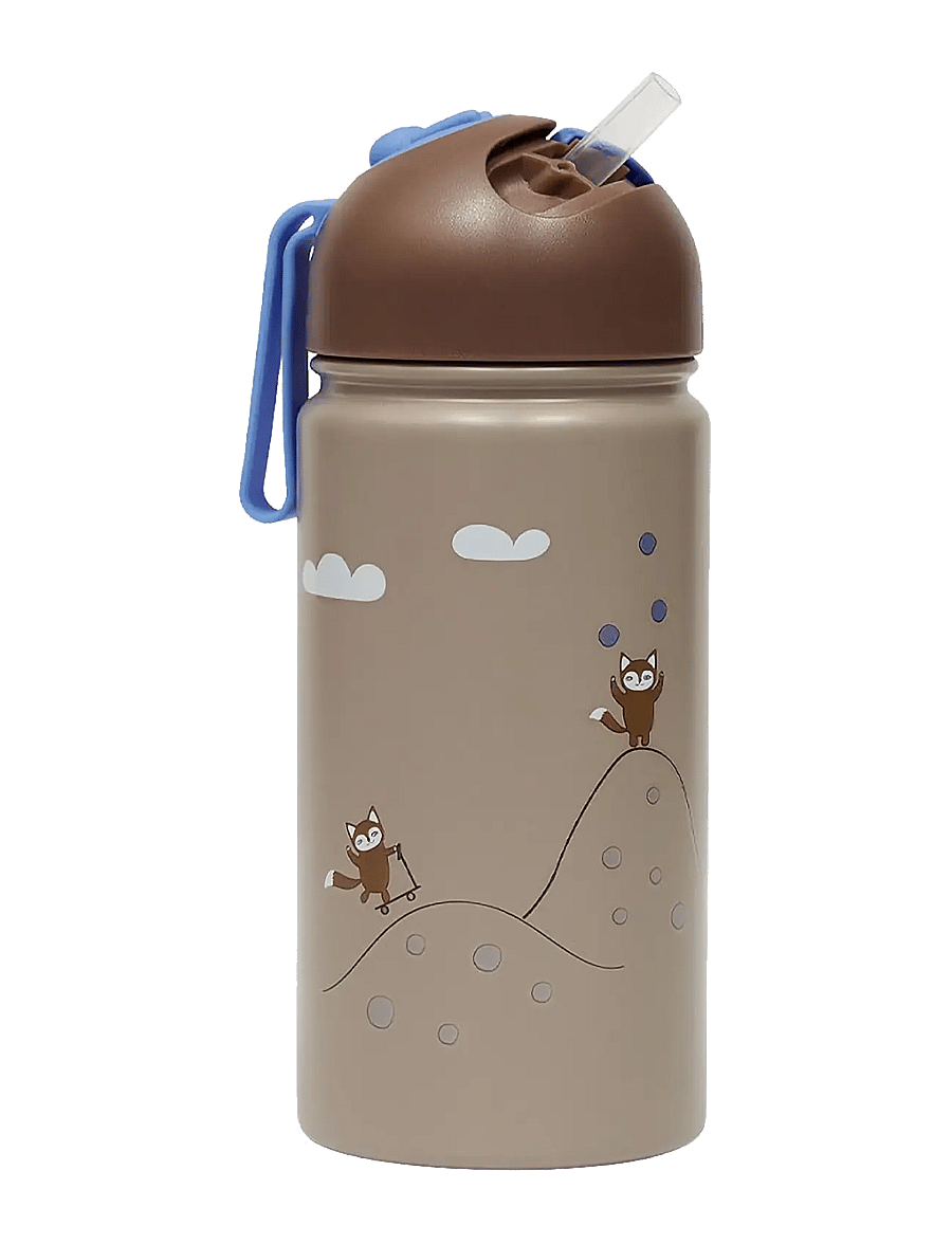 OYOY MINI - Friends in the Forest Bottle 360ml - veepudelid - blue - 1
