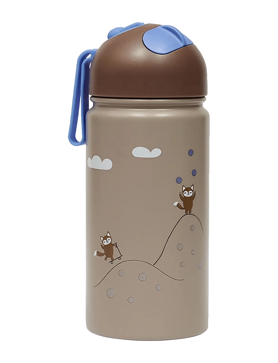OYOY MINI - Friends in the Forest Bottle 360ml - veepudelid - blue - 2