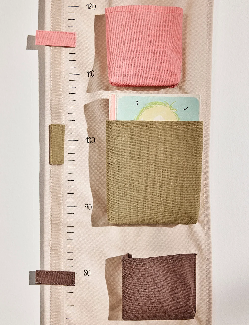 OYOY MINI - Saga Growth Chart Storage - wand-deko - rose - 2