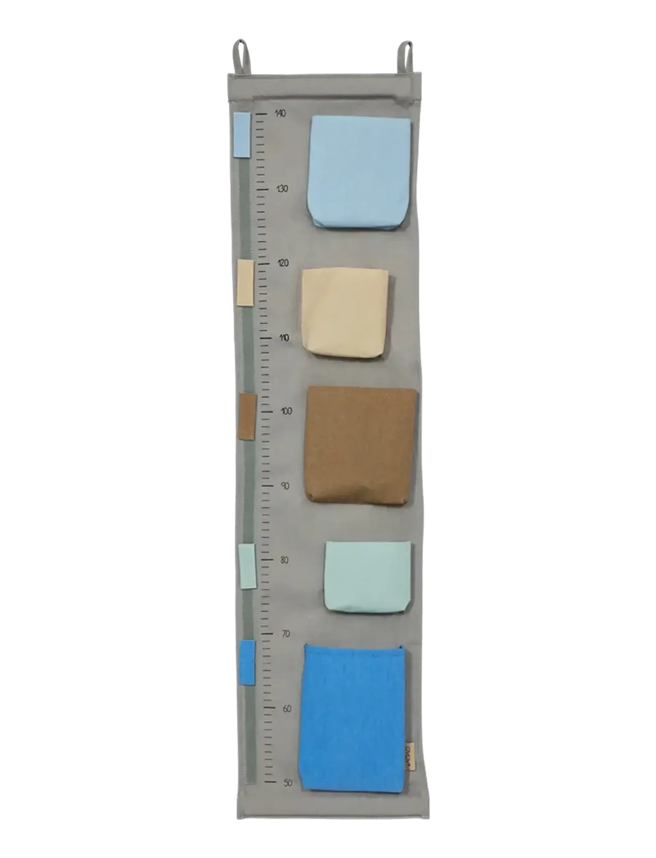 OYOY MINI Saga Growth Chart Storage, Vækstdiagram, Blå, Str: 100X25CM