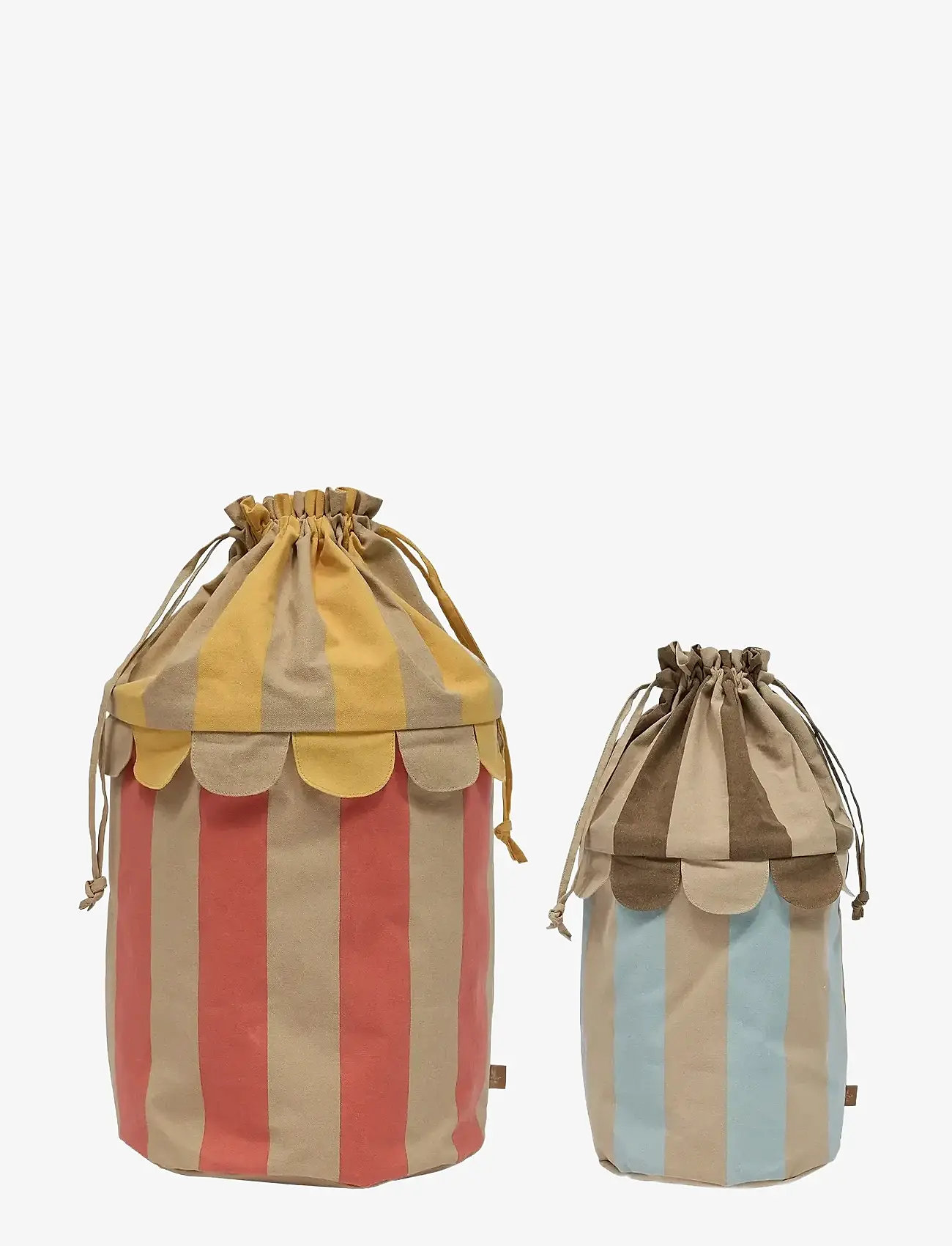 OYOY MINI - Saga basket - Set of 2 - storage baskets - ice blue,red - 1