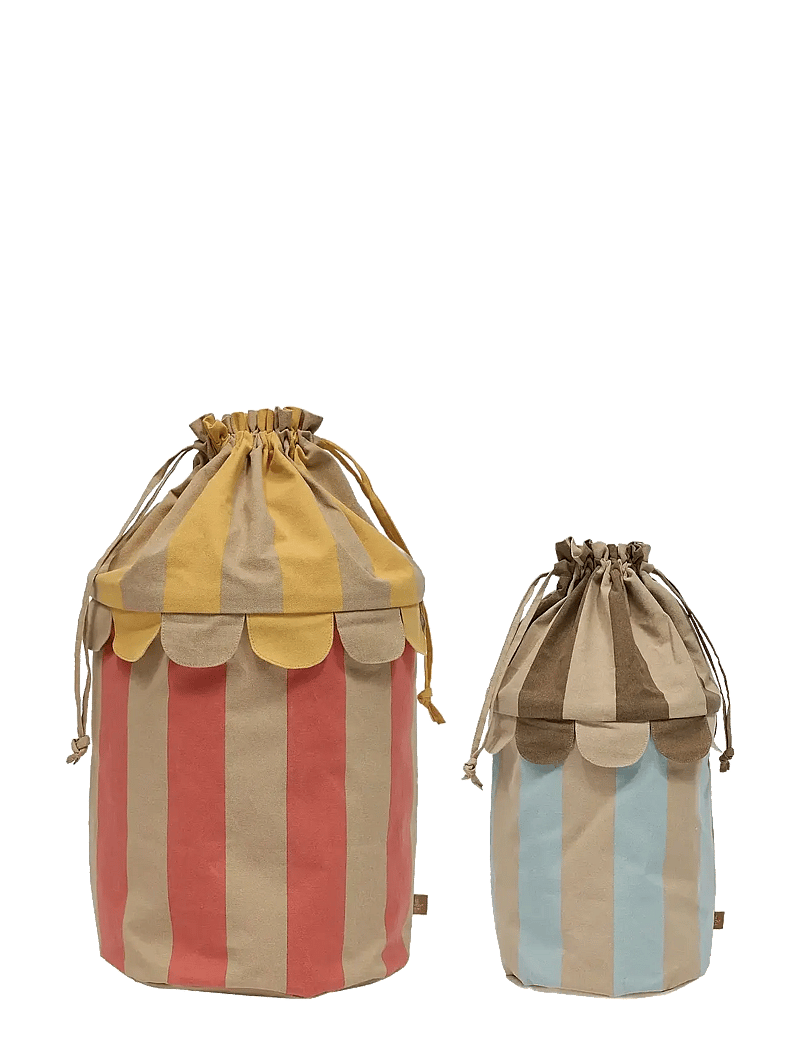 OYOY MINI - Saga basket - Set of 2 - storage baskets - ice blue,red - 1
