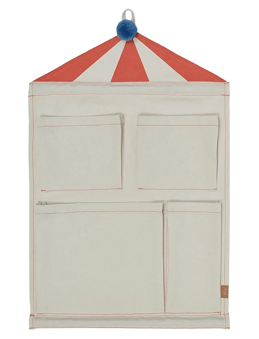 OYOY MINI - Circus Wall Storage 1 - wand dekoration - clay,red - 0