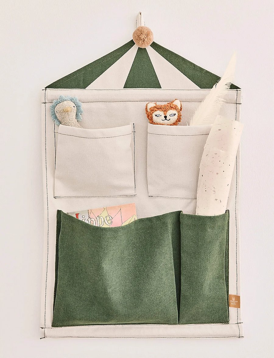 OYOY MINI - Circus Wall Storage 2 - konksud ja riputid - clay,green - 3