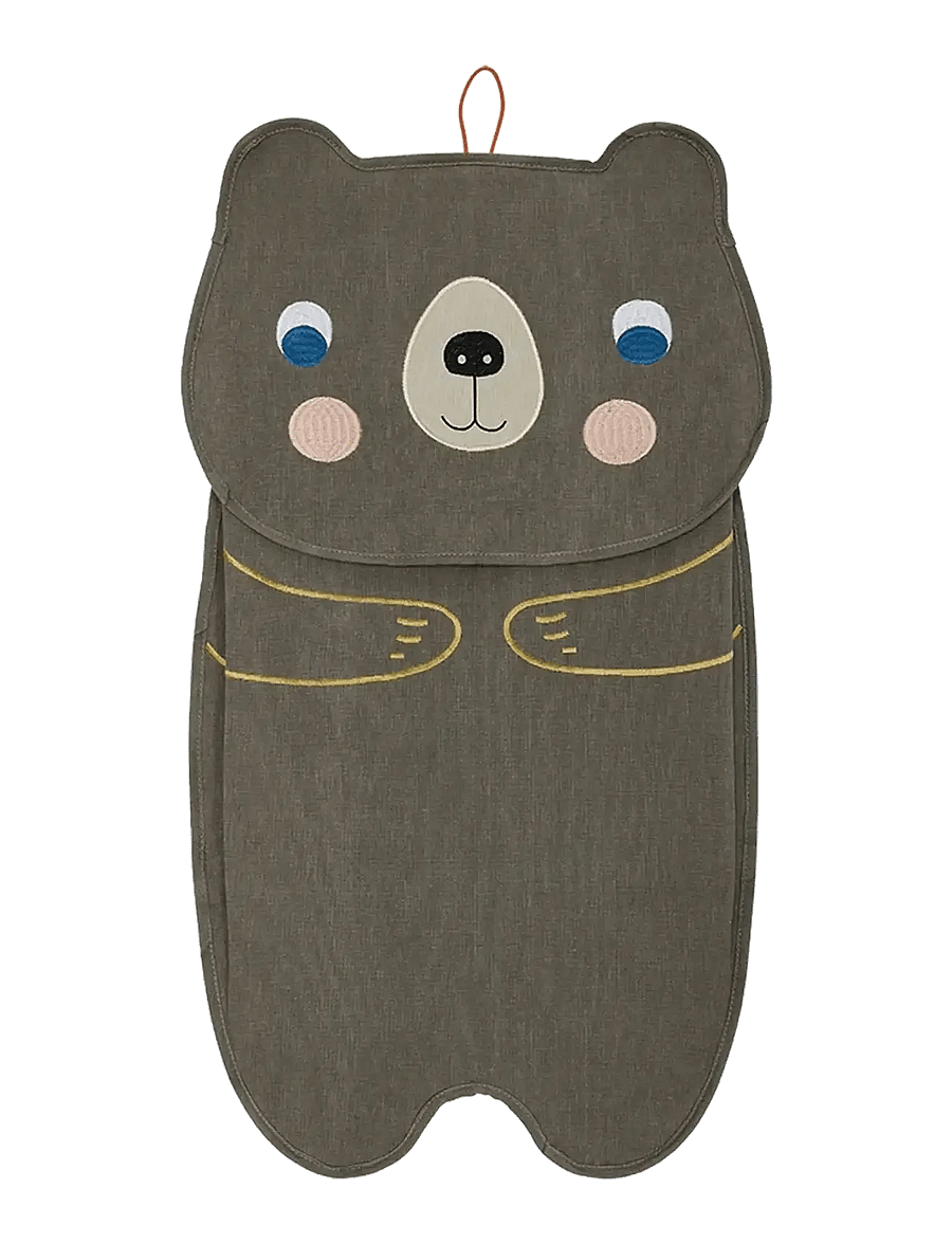 OYOY MINI - Darling Bear Wall Storage - paniers de rangement - brown - 1