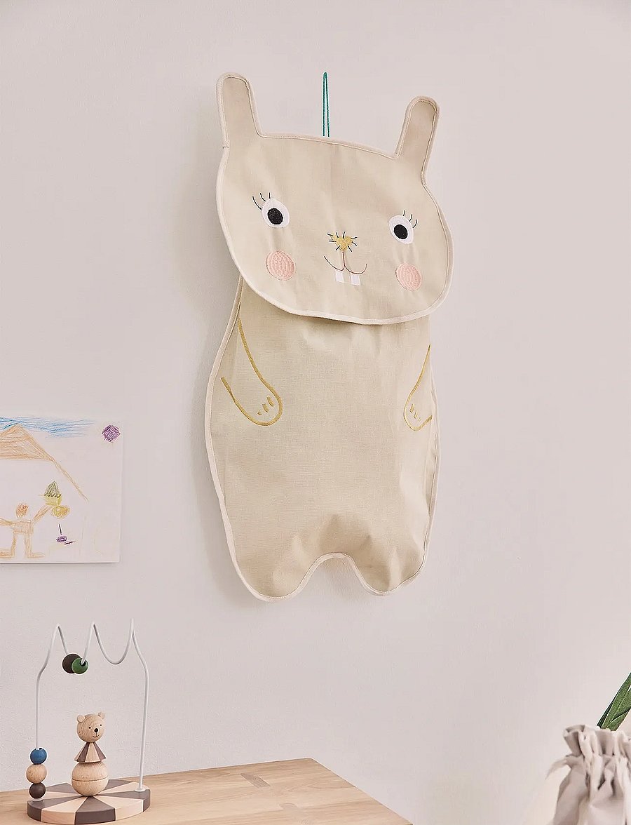 OYOY MINI - Darling Rabbit Wall Storage - förvaringskorgar - clay - 0