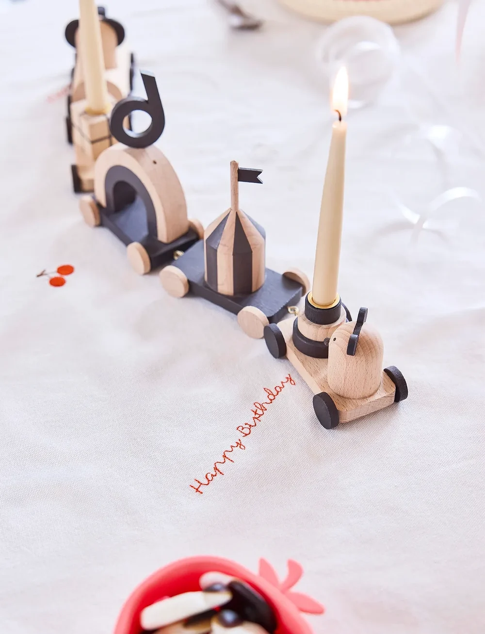 OYOY MINI - Otti Birthday Train - festtilbehør - nature - 3