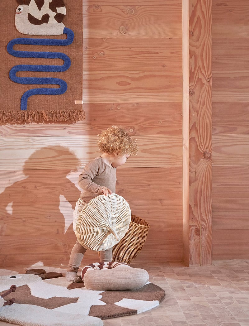 OYOY MINI - Sally Snail On The Way Wall Rug - sienas dekori - optic blue - 0