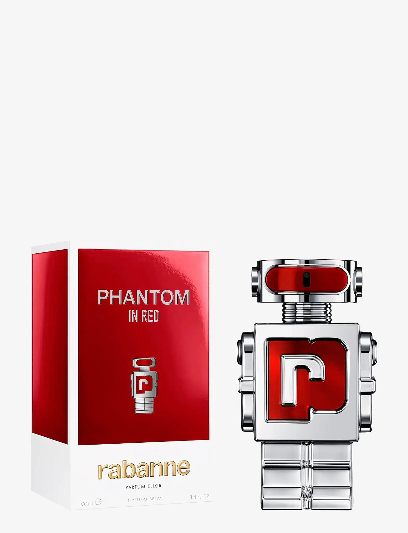 Rabanne - Phantom In Red Parfum Elixir - till honom  - clear - 1