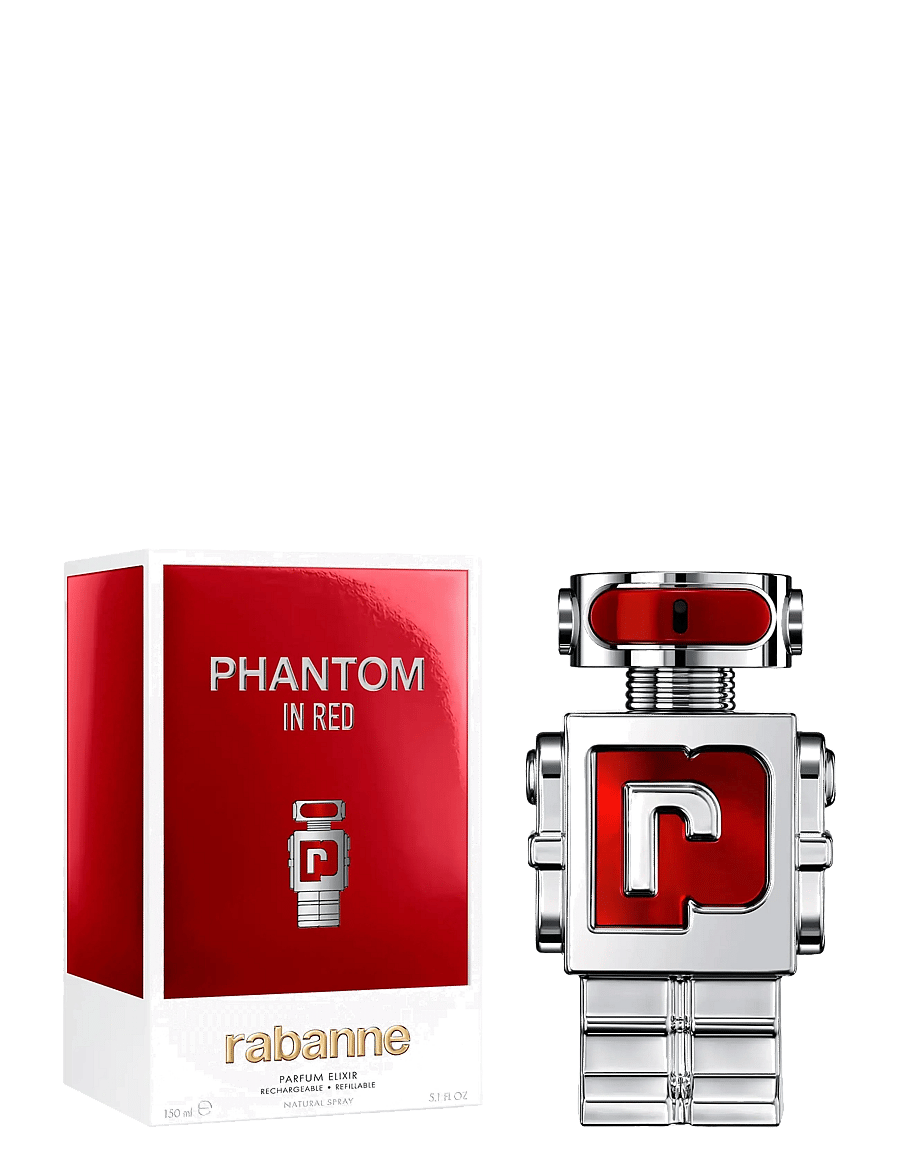Rabanne - Phantom In Red Parfum Elixir Refillable 150 ml - til ham - clear - 1