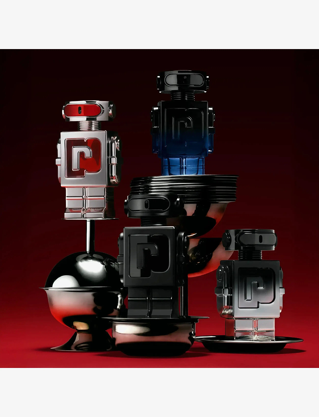 Rabanne - Phantom In Red Parfum Elixir Refillable 150 ml - for him - clear - 5
