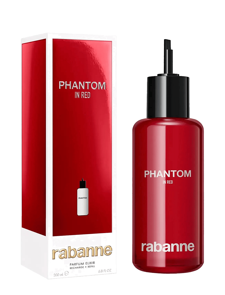 Rabanne - Phantom In Red Parfum Elixir Refill 200 ml - till honom - clear - 1