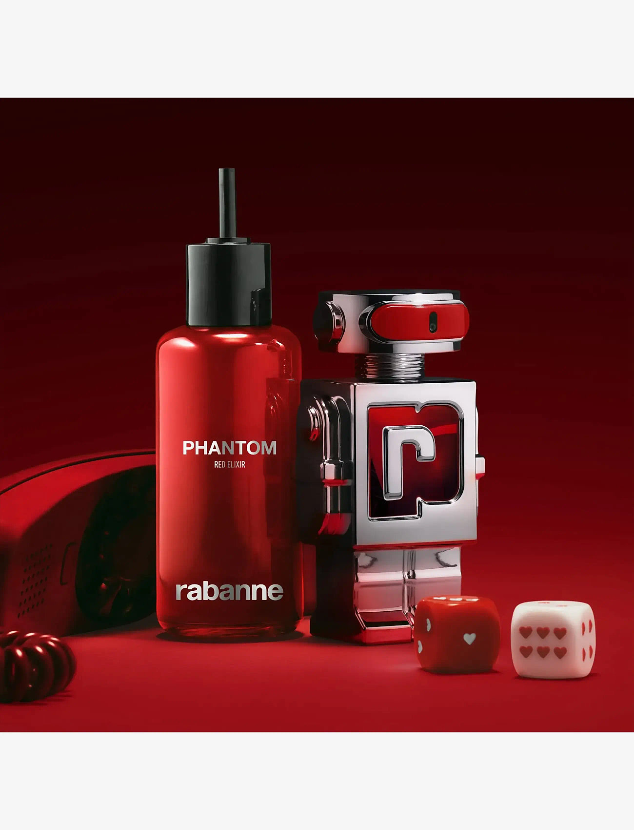 Rabanne - Phantom In Red Parfum Elixir Refill 200 ml - til ham  - clear - 5