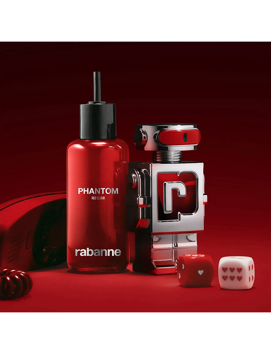 Rabanne - Phantom In Red Parfum Elixir Refill 200 ml - till honom - clear - 5