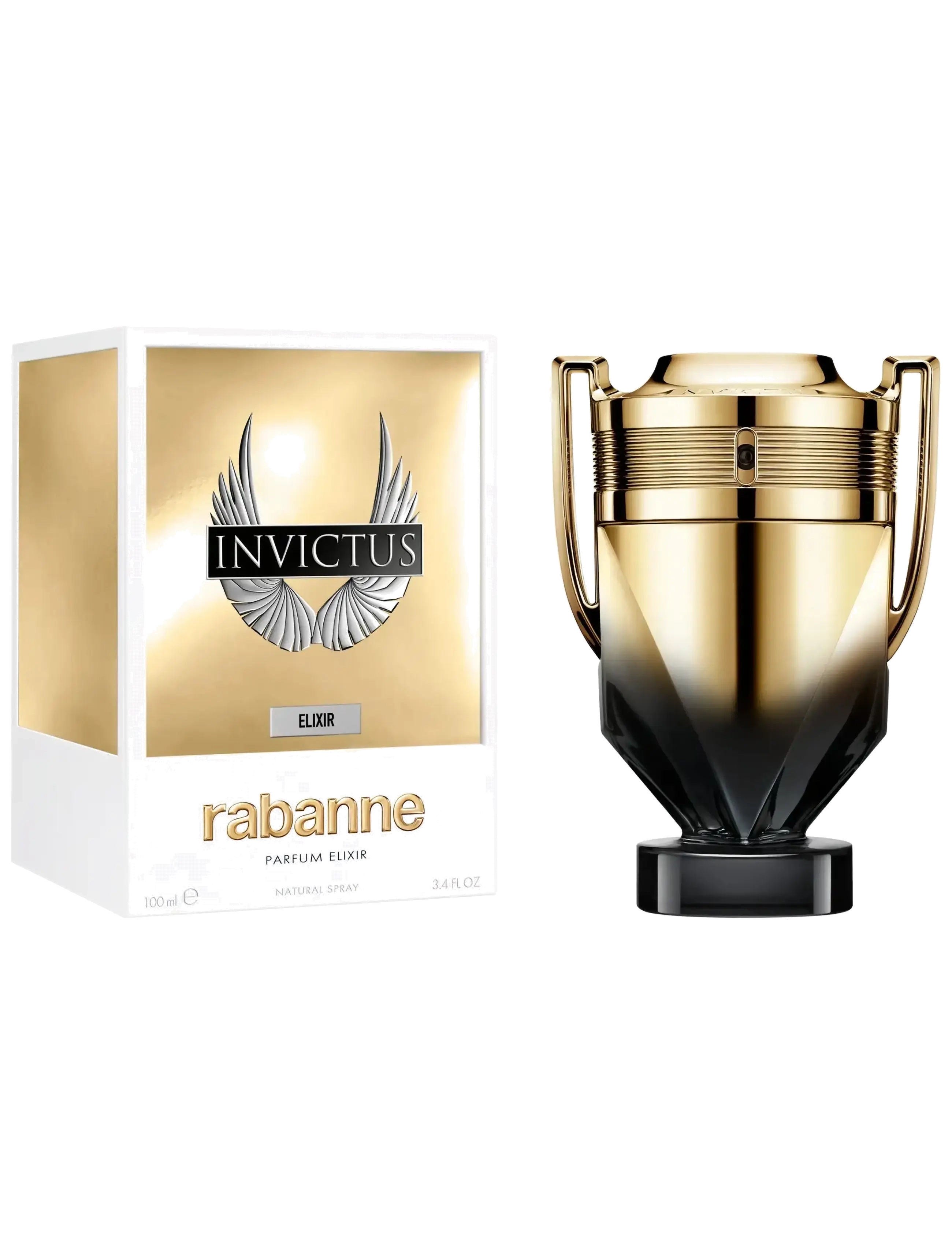 Rabanne - Invictus Elixir Parfum Elixir 100 ml - till honom  - clear - 1