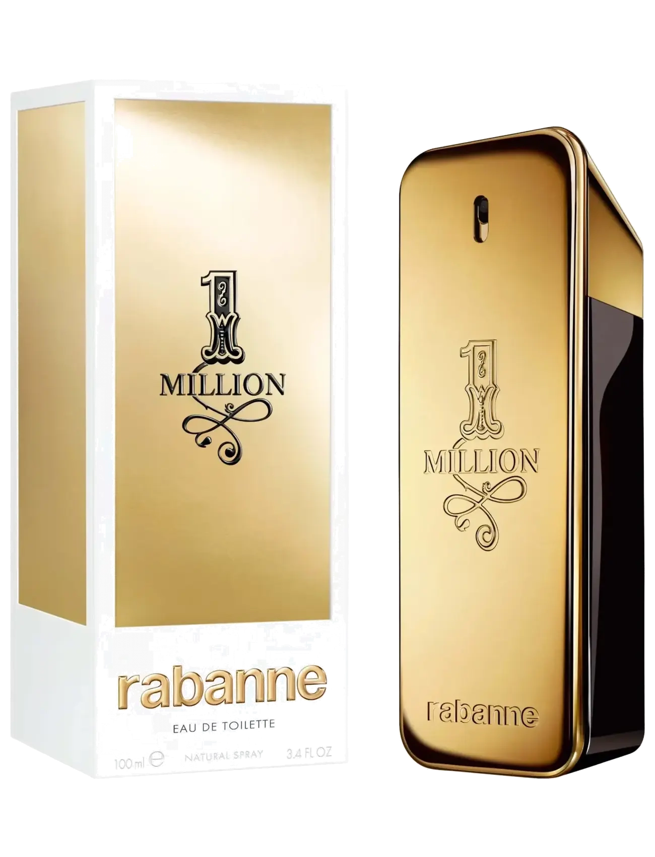 Rabanne - ONE MILLION EAU DE TOILETTE - till honom  - clear - 1