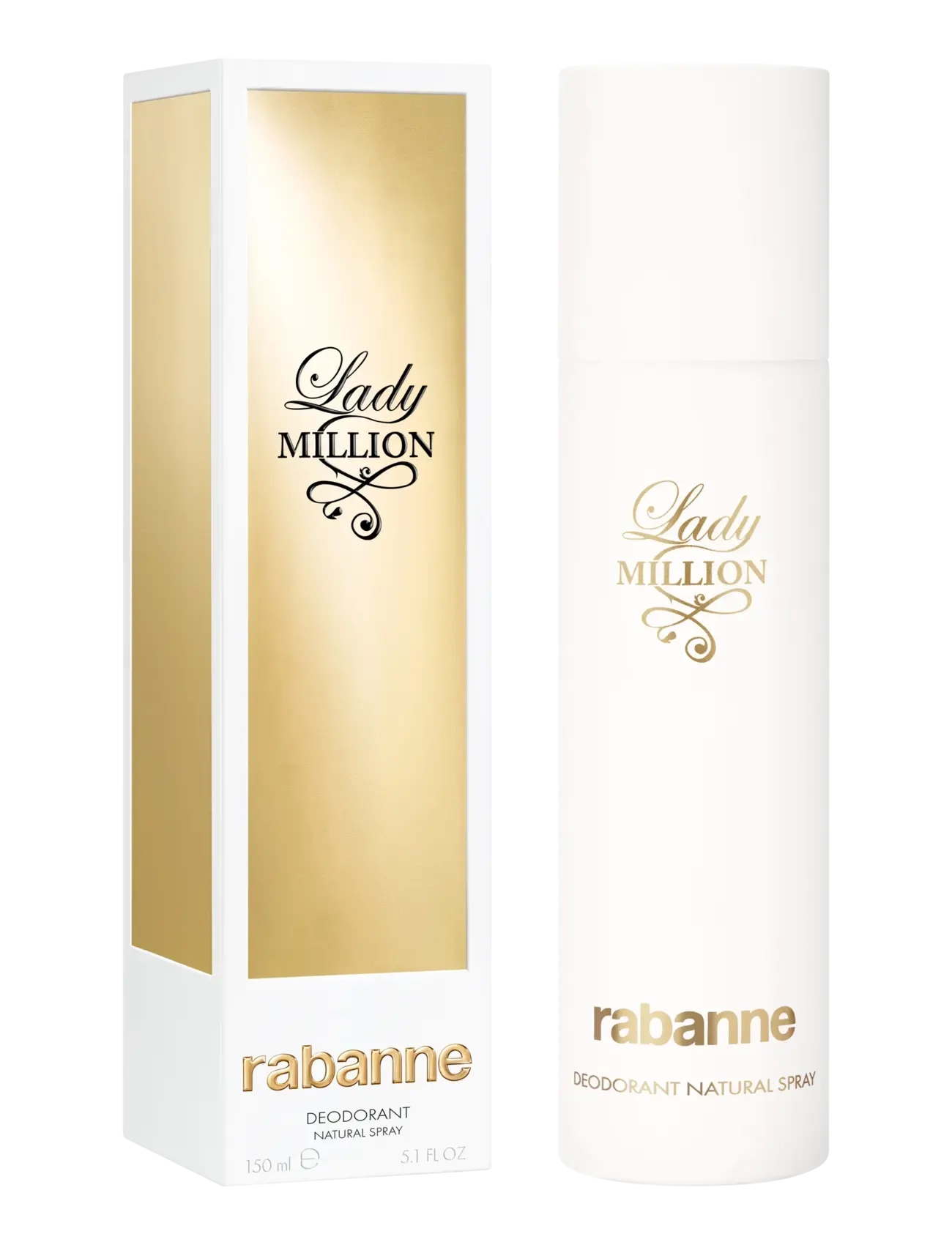 Rabanne - paco rabanne Lady Million Deodorant spray 150 ML - deospray - clear - 1