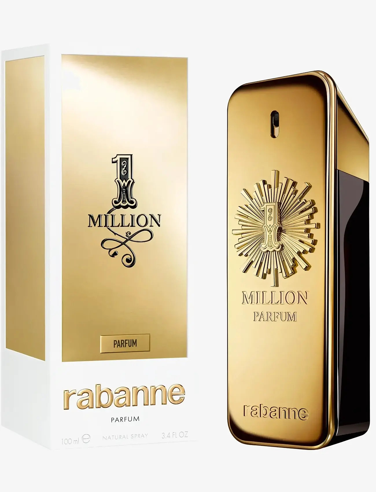 Rabanne - ONE MILLION PARFUM PERFUME - til ham  - clear - 2
