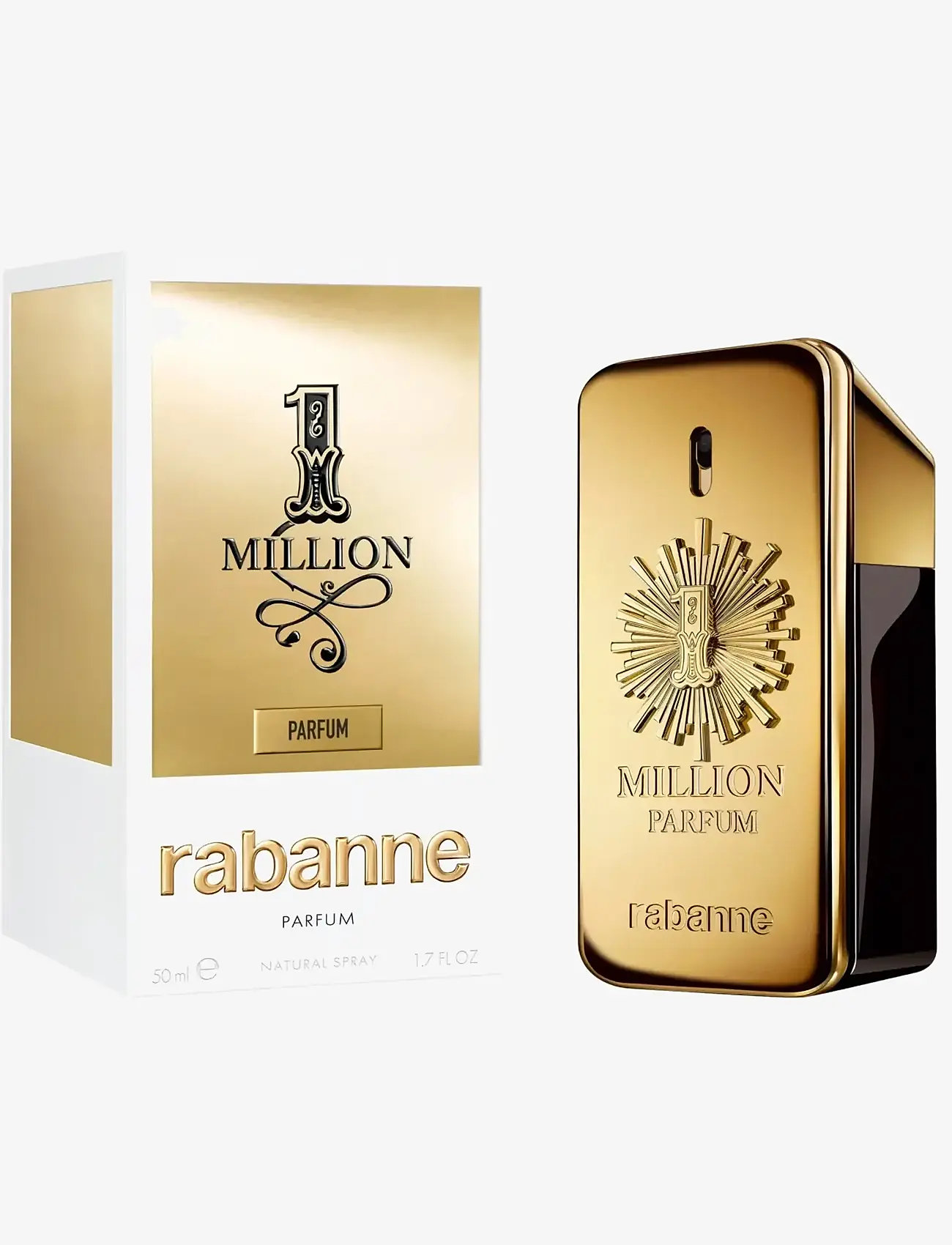 Rabanne - ONE MILLION PARFUM PERFUME - til ham  - clear - 1