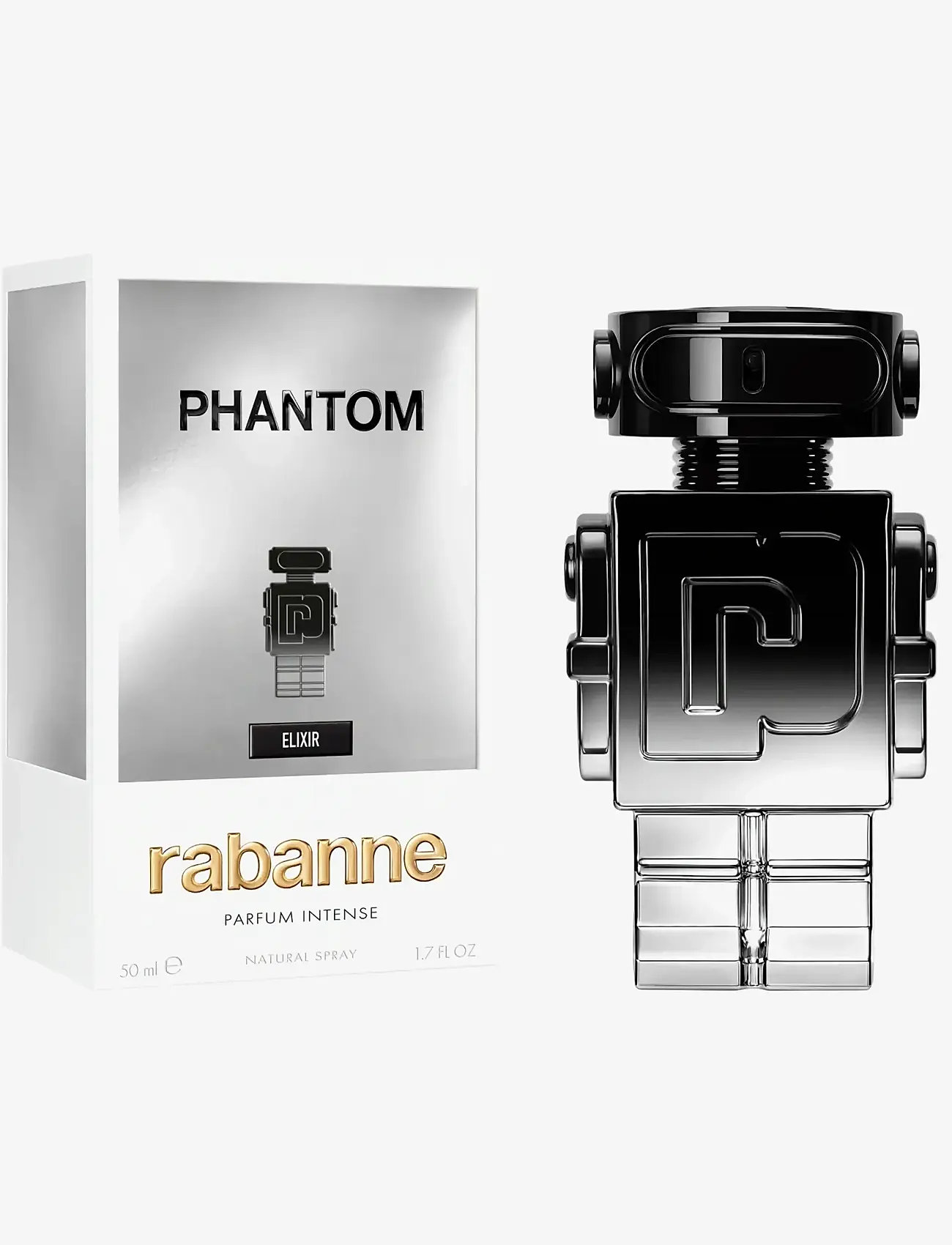 Rabanne - Phantom Black Elixir Parfum 50.00 ML - til ham  - clear - 1