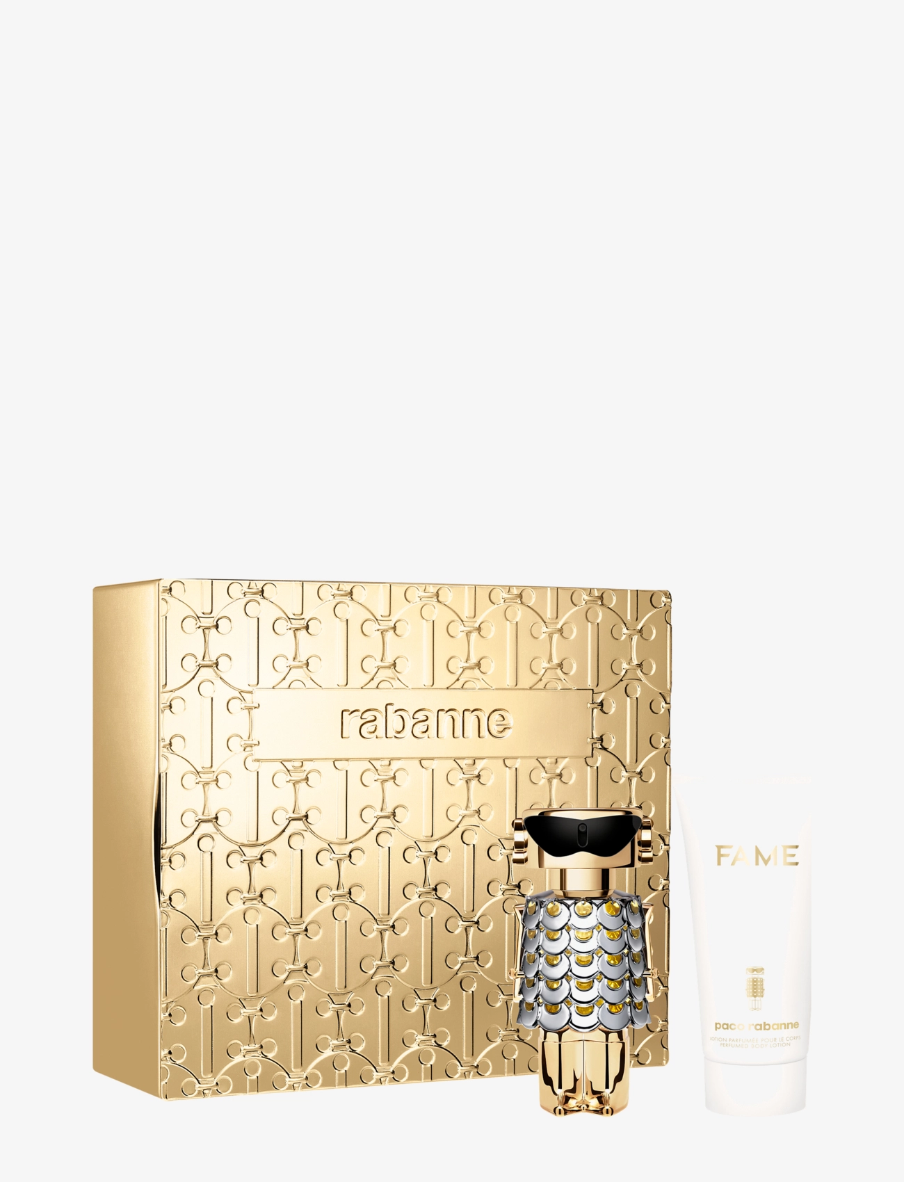 Rabanne Fame Edp 50ml/body lotion 75ml 125 ML - För henne - TRANSPARENT / clear