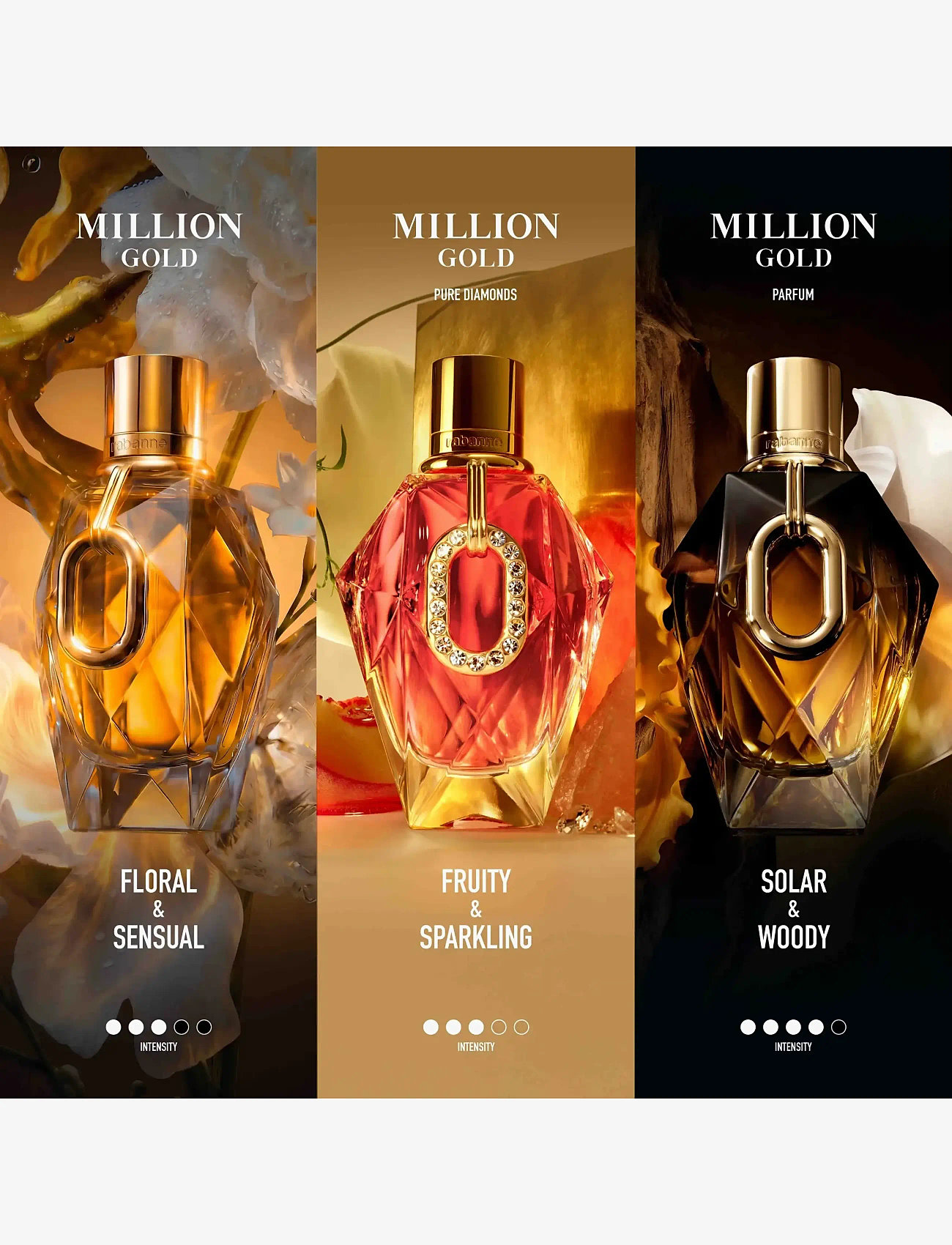 Rabanne - Million Gold For Her Eau de Parfum Refillable 90 ml - til hende  - clear - 4