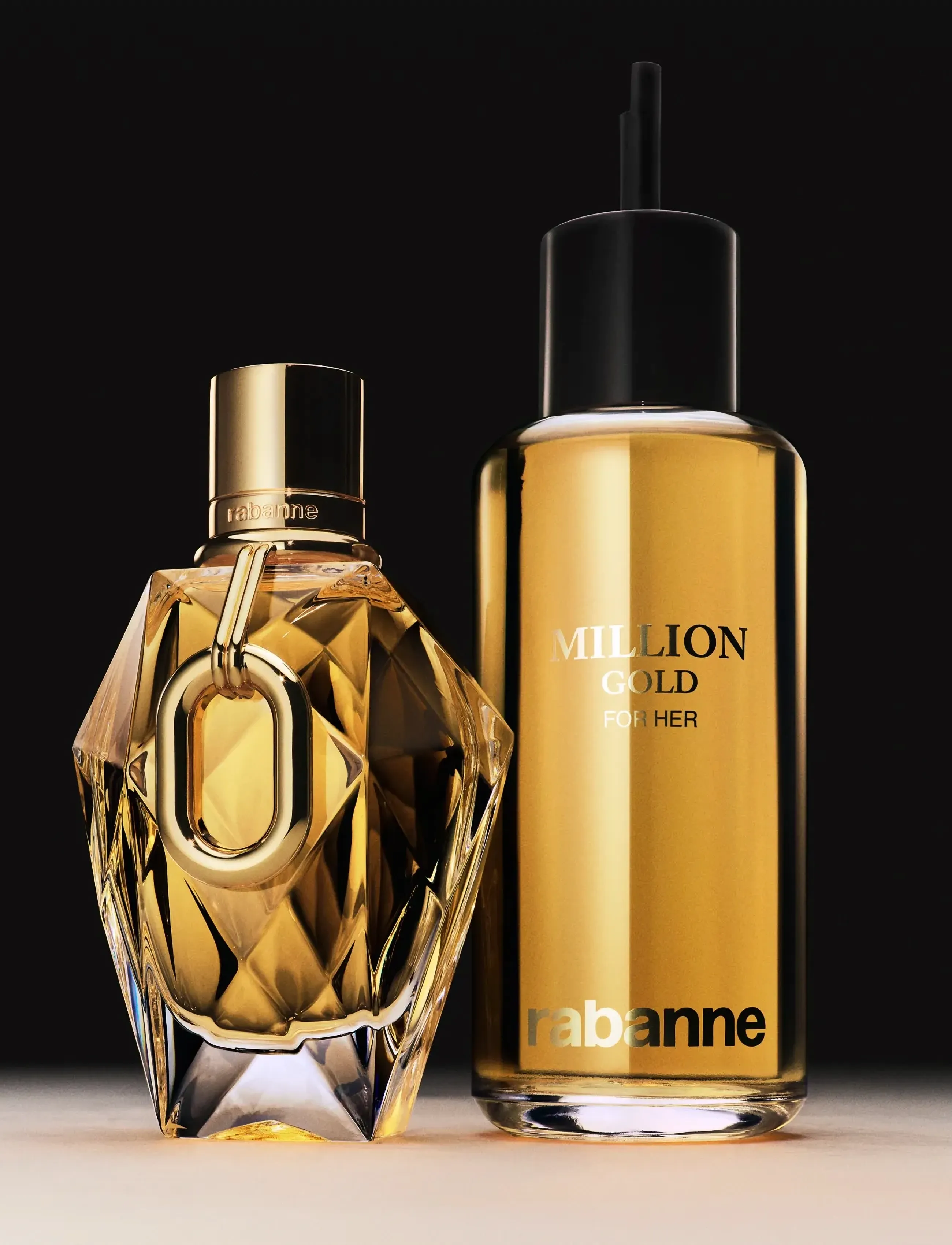 Rabanne - Million Gold For Her Eau de Parfum Refill 200 ml - till henne  - clear - 5